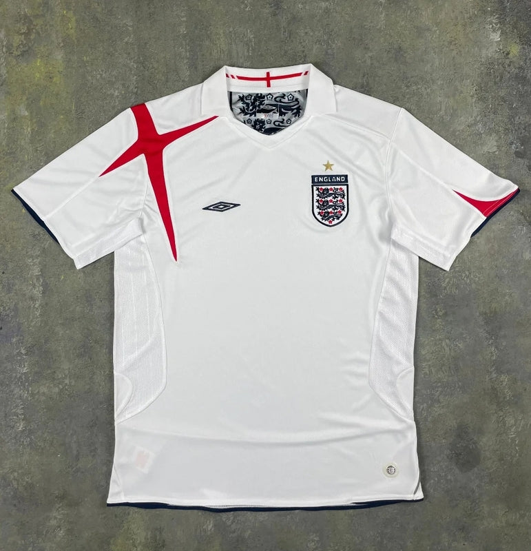 06 England Home Retro Jersey